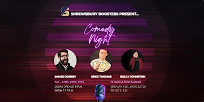 Comedy Night sponsored by the Shrewsbury Athletic Boosters primary image