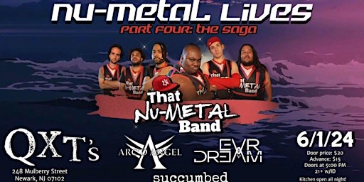 Imagem principal do evento Nu-Metal Lives - Part Four: the saga @ QXT's