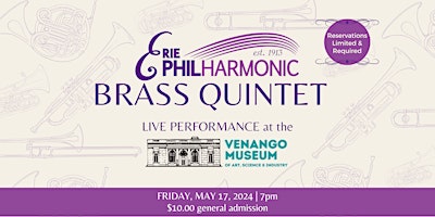 Erie Philharmonic Brass Quintet Performance primary image