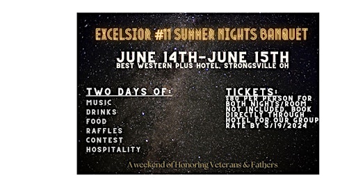 Hauptbild für Excelsior #11 Summer Nights Charity Banquet
