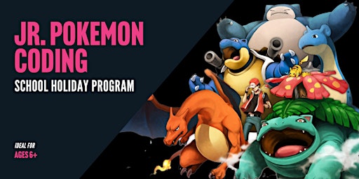 Primaire afbeelding van School Holiday Program - Junior Pokemon Coding Camp