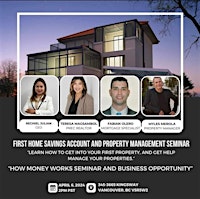 Image principale de First Home Savings Account , Property Management & How money works Seminar