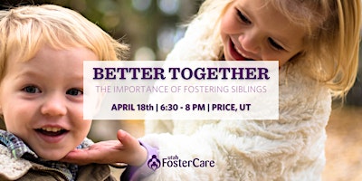 Primaire afbeelding van Better Together – The Importance of Fostering Siblings