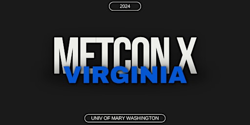 Imagem principal do evento METCON X