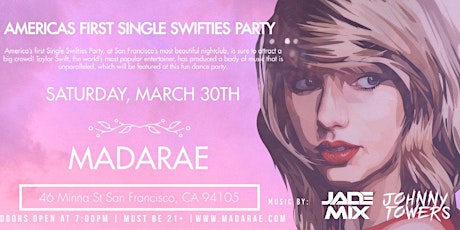 Single Swifties Party, with Taylor Swift Lookalike Contest!
