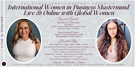 International Women in Business Mastermind Welcomes Michelle Choairy! primary image