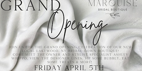 Marquise Bridal Boutique Grand Opening