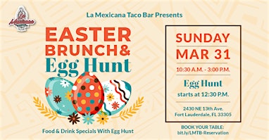 EASTER BRUNCH & Egg Hunt primary image