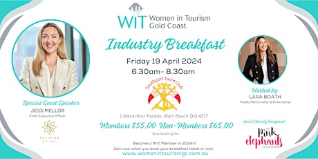 Women in Tourism Gold Coast April Breakfast