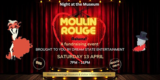 NIGHT AT THE MUSEUM: THE RETURN OF THE MOULIN ROUGE FUNDRAISER primary image