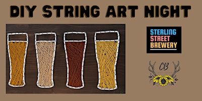 Immagine principale di Beer DIY string art with CB Custom Designs 