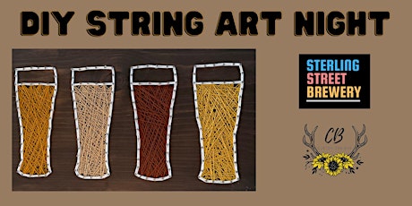 Beer DIY string art with CB Custom Designs