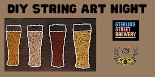 Primaire afbeelding van Beer DIY string art with CB Custom Designs