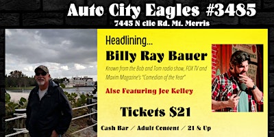 Image principale de Comedy Show - Mt. Morris- Auto City Eagles #3485