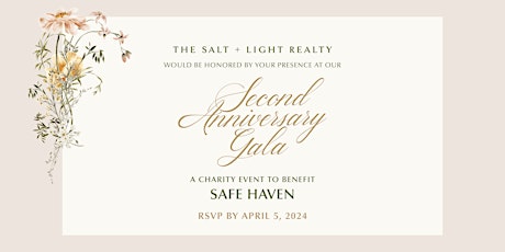 The Salt + Light Realty 2nd Anniversary Gala