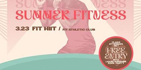 Image principale de COMP Entry  to  FIT HIIT Fitness Class  @ Hard Rock Hotel Rooftop