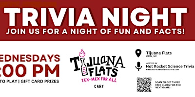Tijuana Flats Cary Trivia Night primary image