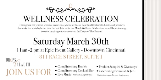 Drops of Health Wellness Celebration Party!