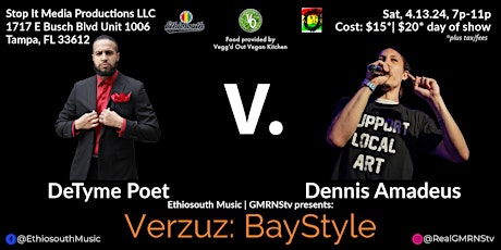 Verzuz: BayStyle¹³: DeTyme Poet V. Dennis Amadeus