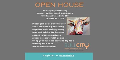 Imagen principal de Bull City Psychotherapy Open House