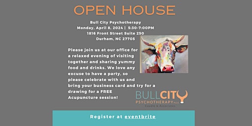 Bull City Psychotherapy Open House primary image