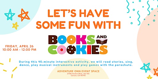 Imagem principal do evento Fun With Books and Cookies LA