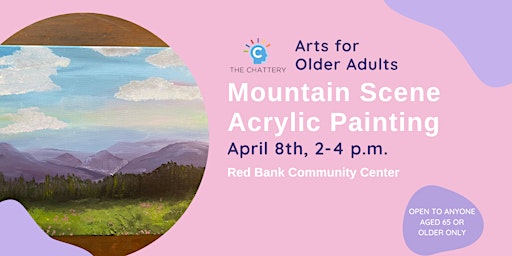 Arts for Older Adults: Mountain Scene Acrylic Painting - IN-PERSON CLASS primary image