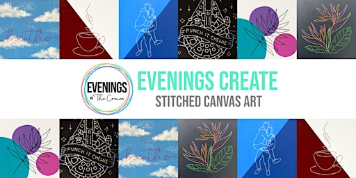 Evenings Create - Stitched Canvas Art primary image