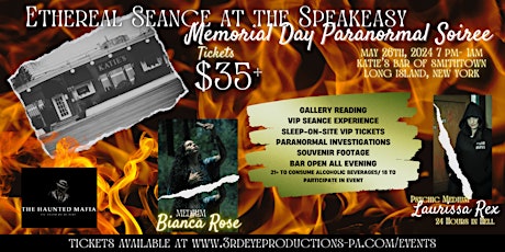 WATCH ONLINE! ETHEREAL SEANCE AT THE SPEAKEASY: MEMORIAL DAY SOIREE