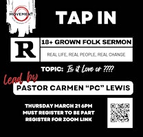 Hauptbild für Copy of 18+ Grown Folks Sermon: Is it love or?