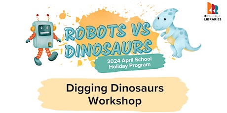 Digging Dinosaur Workshop | West Ryde Community Centre Hall | 7-12 Yrs primary image