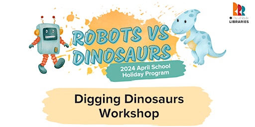 Primaire afbeelding van Digging Dinosaur Workshop | West Ryde Community Centre Hall | 7-12 Yrs
