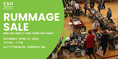 ESG Rummage Sale primary image