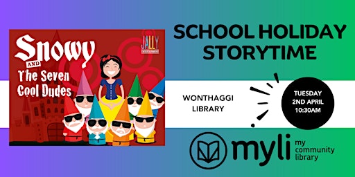 Primaire afbeelding van School Holiday Story Time at Wonthaggi Library