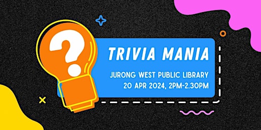 Primaire afbeelding van Trivia Mania | Jurong West Public Library