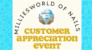 Primaire afbeelding van MilliesWorld of Nails Customer Appreciation Event