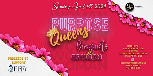 Primaire afbeelding van Purpose Queens: Bouquets & Brunch