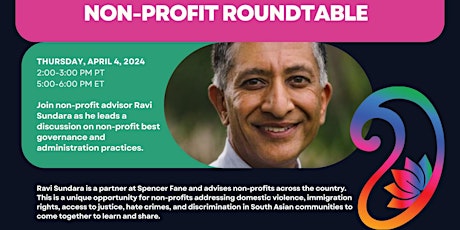 Non-Profit Roundtable with Ravi Sundara