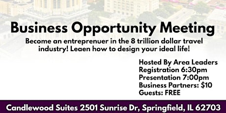 Springfield IL Travel Business Opportunity