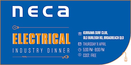 Image principale de NECA Electrical Industry Dinner - Broadbeach