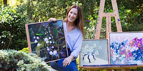 Find Me in the Flowers Acrylic painting  workshop with Prudence DeMarchi