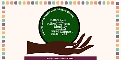 Primaire afbeelding van Dufferin County Black Parent Advisory Council Meeting