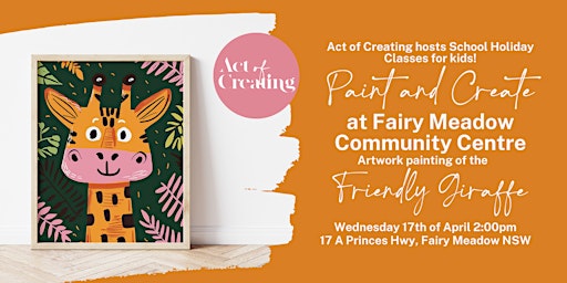 Imagem principal do evento Paint and Create at Fairy Meadow Community Centre