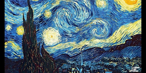 School hoilday painting workshop in Melbourne: The Starry Night primary image