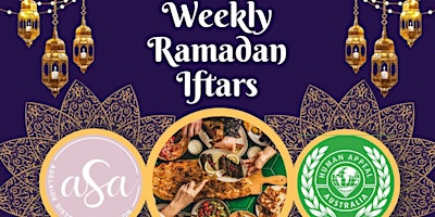 Imagem principal do evento ASA & HA Weekly Ramadan Iftars