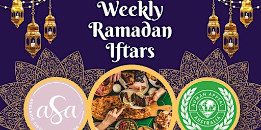 ASA & HA Weekly Ramadan Iftars primary image