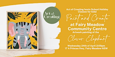 Paint and Create at Fairy Meadow Community Centre primary image