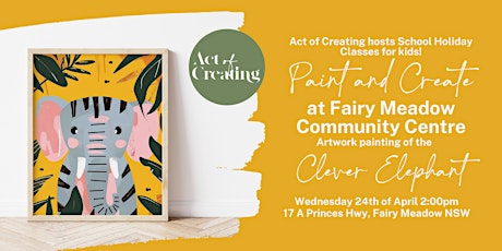 Paint and Create at Fairy Meadow Community Centre