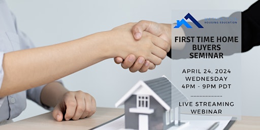 Primaire afbeelding van First Time Home Buyers Webinar