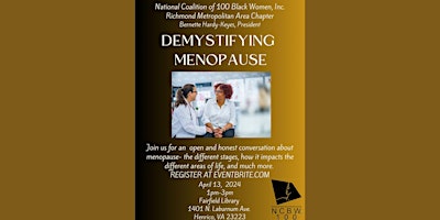 Demystifying Menopause: A Fireside Chat primary image